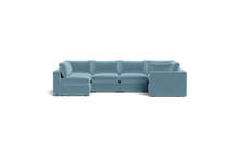 Load image into Gallery viewer, Ciello - Sectional - Aqua - Regular Backrest