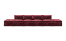 Load image into Gallery viewer, Ciello XL - Sofa - Bordeaux - Regular Backrest