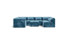 Load image into Gallery viewer, Atmosphere Sleeper Sofa & Sectional - Rounded Backrest - Harbour Blue