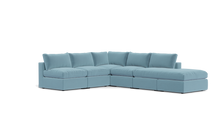 Load image into Gallery viewer, Ciello XL - Sectional - Aqua - Regular Backrest