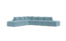Load image into Gallery viewer, Ciello XL - Sectional - Aqua - Regular Backrest