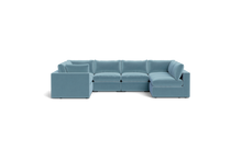Load image into Gallery viewer, Ciello - Sectional - Aqua - Regular Backrest