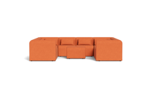 Load image into Gallery viewer, Atmosphere Sleeper Sofa & Sectional - Rounded Backrest - Tangerine