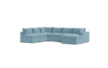 Load image into Gallery viewer, Ciello XL - Sectional - Aqua - Regular Backrest