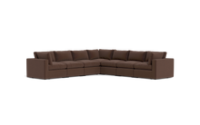 Load image into Gallery viewer, Ciello XL - Sectional - Chocolate - Regular Backrest