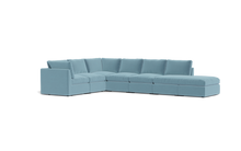 Load image into Gallery viewer, Ciello - Sectional - Aqua - High Angled