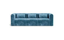 Load image into Gallery viewer, Atmosphere Sleeper Sofa & Sectional - Rounded Backrest - Harbour Blue