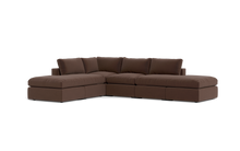 Load image into Gallery viewer, Ciello - Sectional - Chocolate - Regular Backrest