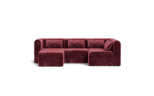 Load image into Gallery viewer, Atmosphere Sleeper Sofa & Sectional - Rounded Backrest - Bordeaux