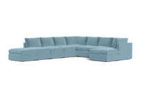 Load image into Gallery viewer, Ciello - Sectional - Aqua - High Angled
