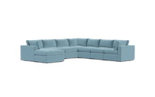 Load image into Gallery viewer, Ciello - Sectional - Aqua - Regular Backrest