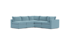 Load image into Gallery viewer, Ciello XL - Sectional - Aqua - Regular Backrest