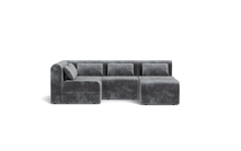 Load image into Gallery viewer, Atmosphere Sleeper Sofa & Sectional - Rounded Backrest - Cobblestone