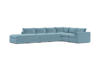 Load image into Gallery viewer, Ciello XL - Sectional - Aqua - Regular Backrest