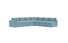 Load image into Gallery viewer, Ciello - Sectional - Aqua - Regular Backrest
