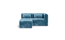 Load image into Gallery viewer, Atmosphere Sleeper Sofa & Sectional - Rounded Backrest - Harbour Blue
