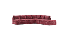 Load image into Gallery viewer, Ciello XL - Sectional - Bordeaux - High Angled