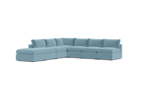 Load image into Gallery viewer, Ciello - Sectional - Aqua - Regular Backrest