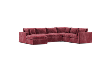 Load image into Gallery viewer, Ciello - Sectional - Bordeaux - Regular Backrest