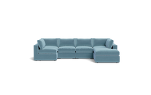Load image into Gallery viewer, Ciello XL - Sectional - Aqua - Regular Backrest
