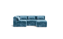 Load image into Gallery viewer, Atmosphere Sleeper Sofa & Sectional - Rounded Backrest - Harbour Blue