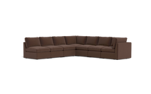 Load image into Gallery viewer, Ciello XL - Sectional - Chocolate - High Angled