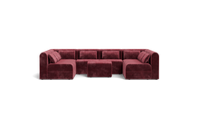 Load image into Gallery viewer, Atmosphere Sleeper Sofa & Sectional - Rounded Backrest - Bordeaux