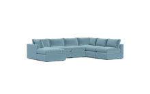 Load image into Gallery viewer, Ciello XL - Sectional - Aqua - Regular Backrest