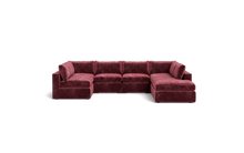 Load image into Gallery viewer, Ciello - Sectional - Bordeaux - Regular Backrest