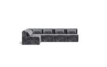 Load image into Gallery viewer, Atmosphere Sleeper Sofa & Sectional - Rounded Backrest - Cobblestone