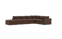 Load image into Gallery viewer, Ciello XL - Sectional - Chocolate - Regular Backrest