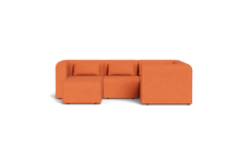 Load image into Gallery viewer, Atmosphere Sleeper Sofa & Sectional - Rounded Backrest - Tangerine