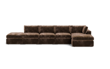 Load image into Gallery viewer, Ciello XL - Sofa - Espresso - Regular Backrest