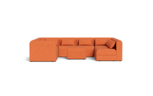 Load image into Gallery viewer, Atmosphere Sleeper Sofa & Sectional - Rounded Backrest - Tangerine