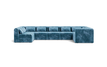 Load image into Gallery viewer, Atmosphere Sleeper Sofa & Sectional - Rounded Backrest - Harbour Blue