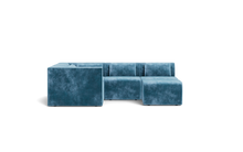 Load image into Gallery viewer, Atmosphere Sleeper Sofa & Sectional - Regular Backrest - Harbour Blue