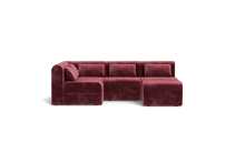 Load image into Gallery viewer, Atmosphere Sleeper Sofa & Sectional - Rounded Backrest - Bordeaux