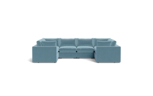 Load image into Gallery viewer, Ciello - Sectional - Aqua - Regular Backrest