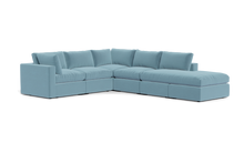 Load image into Gallery viewer, Ciello - Sectional - Aqua - Regular Backrest