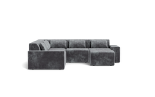 Load image into Gallery viewer, Atmosphere Sleeper Sofa & Sectional - Regular Backrest - Cobblestone