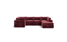 Load image into Gallery viewer, Ciello - Sectional - Bordeaux - Regular Backrest