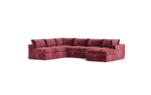 Load image into Gallery viewer, Ciello - Sectional - Bordeaux - Regular Backrest