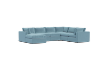 Load image into Gallery viewer, Ciello XL - Sectional - Aqua - Regular Backrest