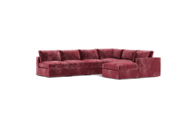 Load image into Gallery viewer, Ciello - Sectional - Bordeaux - Regular Backrest