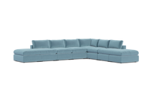 Load image into Gallery viewer, Ciello - Sectional - Aqua - Regular Backrest