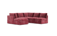 Load image into Gallery viewer, Ciello - Sectional - Bordeaux - High Angled