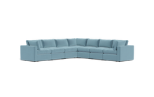 Load image into Gallery viewer, Ciello - Sectional - Aqua - Regular Backrest