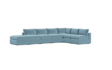 Load image into Gallery viewer, Ciello - Sectional - Aqua - Regular Backrest