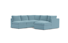 Load image into Gallery viewer, Ciello - Sectional - Aqua - High Angled