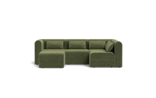 Load image into Gallery viewer, Atmosphere Sleeper Sofa & Sectional - Rounded Backrest - Cypress Green